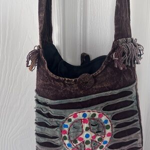 Brown Bohemian Shoulder Bag